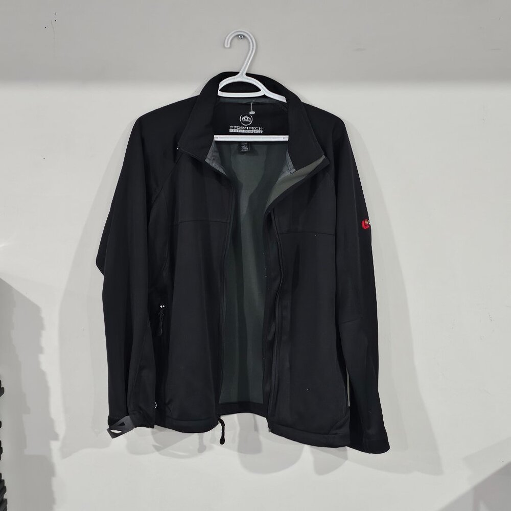 Storm Tech Performance Zip up front sports jacket Size Large Black